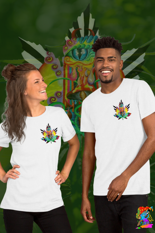 Unisex Psychedelic Hemp Leaf T-shirt