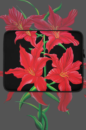 Red Lily Laptop Sleeve