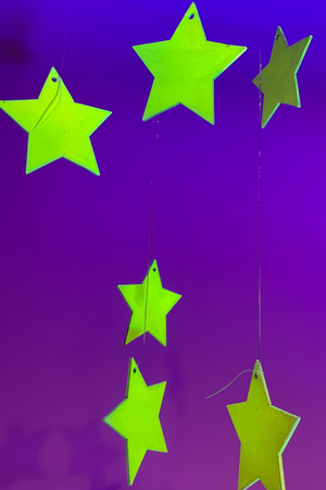 Pack Of 6 Hanging Stars