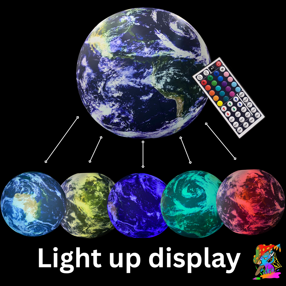 LED Inflatable Globe – Bring the Magic of Space to Your Event