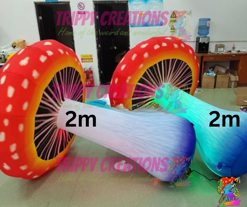 Giant LED Inflatable Mushroom Bundle – 1m, 2m & 3m Fantasy Event Decor (Save When Bundled)