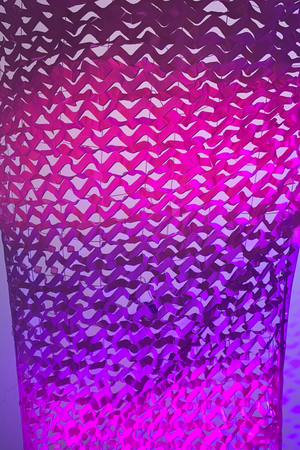 Custom Made UV Pink And Purple Camo Net Decorations
