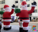 giant father christmas inflatable decorations