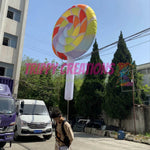 LED inflatable lollipop carnival costume prop for festivals and street parades