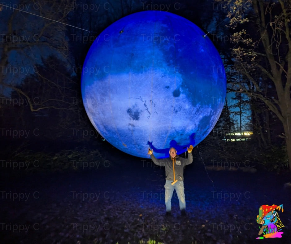 Giant LED Inflatable Moon Decoration