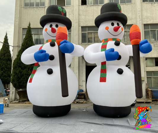 inflatable snowman decoration for christmas party