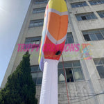 Battery powered inflatable lollipop candy prop for carnival and festival events