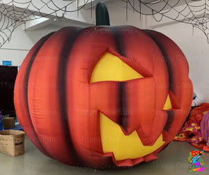 Giant 3M Inflatable Pumpkin – Stunning Halloween & Event Decoration Party Prop