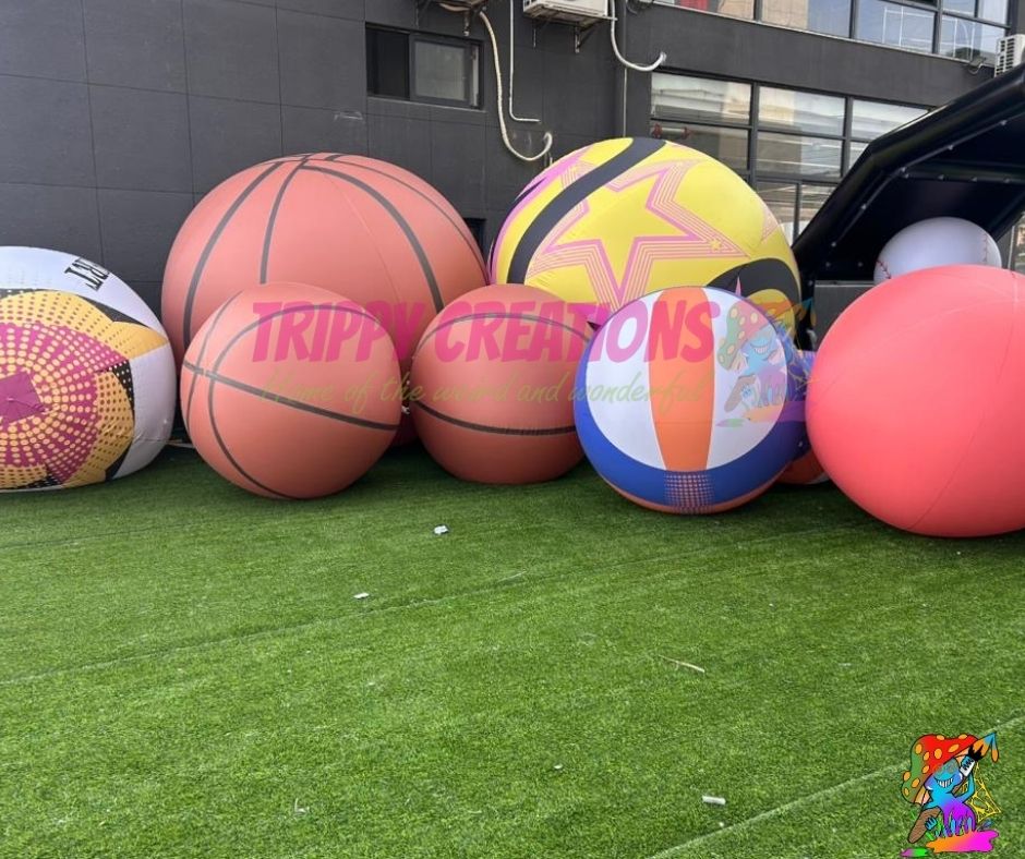 Waterproof Inflatable Hanging Football Props | World Cup & Sports Day Decor