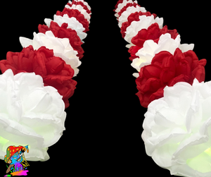 Impressive 10 Meter Long Inflatable Flower Chain For Events