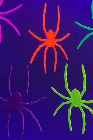 Pack Of 5 Hanging Spiders