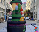 large inflatable leprechaun decoration for st patricks day celebration