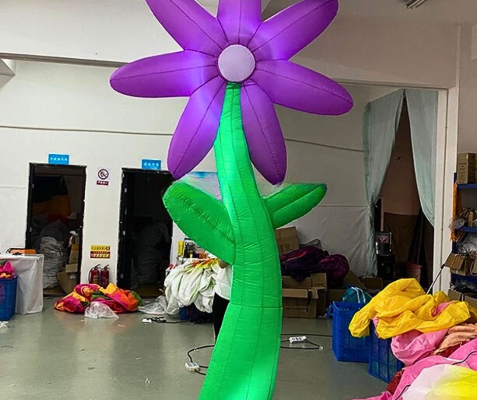 Giant 3.5m Inflatable Flower Decorations