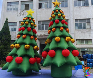 Giant Festive Inflatable Christmas Trees. Indoor and Outdoor Decorations