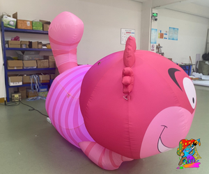 large inflatable cheshire cat decoration for alice in wonderland events