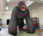 zoo themed event props large inflatable gorilla decoration outdoor