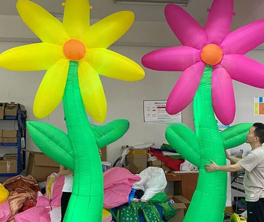 Giant 3.5m Inflatable Flower Decorations