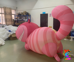 Giant 2.5m Inflatable Cheshire Cat Decoration