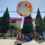 2.5m inflatable lollipop candy parade prop for carnival and festival performers