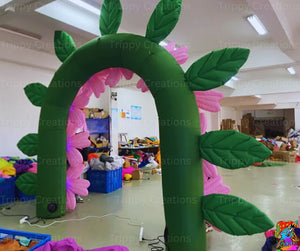 Inflatable Daisy Archway For Weddings, Festivals And More. Botanical Party Props