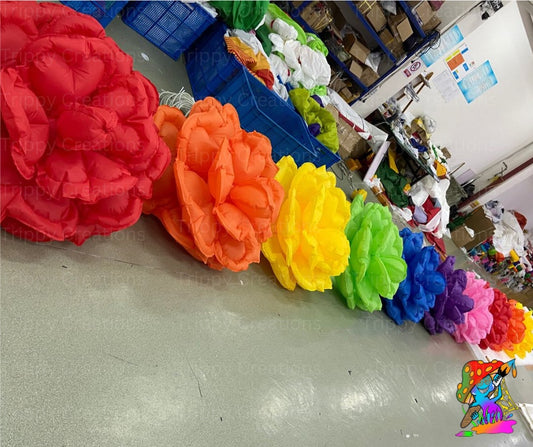 inflatable flower chain