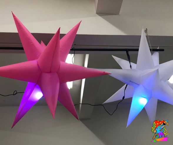 LED Inflatable Star Bundle Set Event Decorations