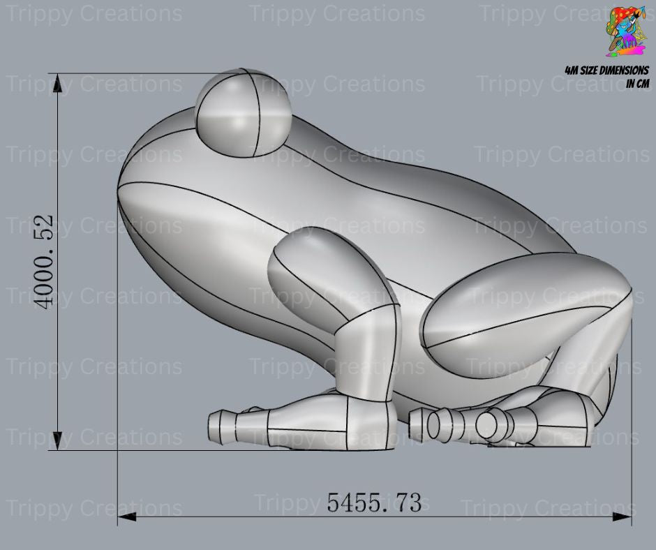 Tropical Inflatable Frog – Fun Jungle Party & Event Decoration