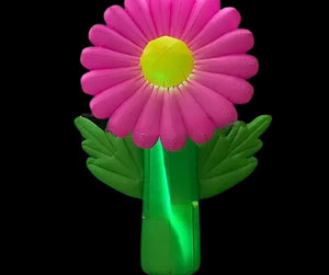 Giant 3.5m Neon Pink Inflatable Flower Decoration