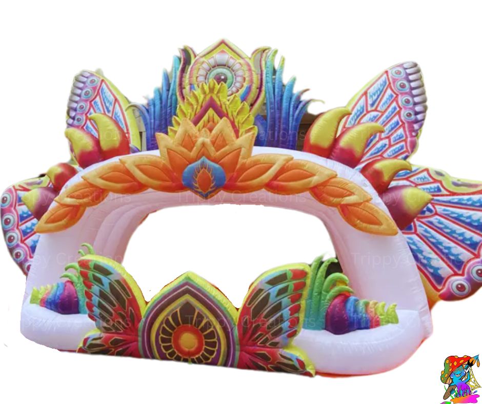 Immersive Festival And Event Stage For Music DJ's | Inflatable Psy Prop - Trippy Creations
