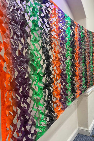 Custom Made UV Halloween Camo Net Decorations