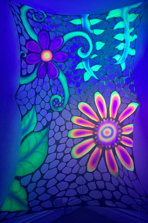 UV Cartoon Flower Bespoke Art Web