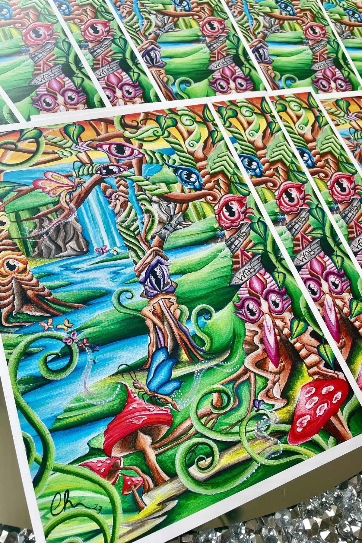 The Chirpy Trees Print