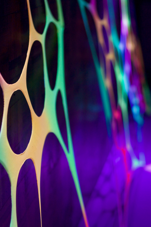 Pack of 2, 2m Size UV Rainbow Decorations