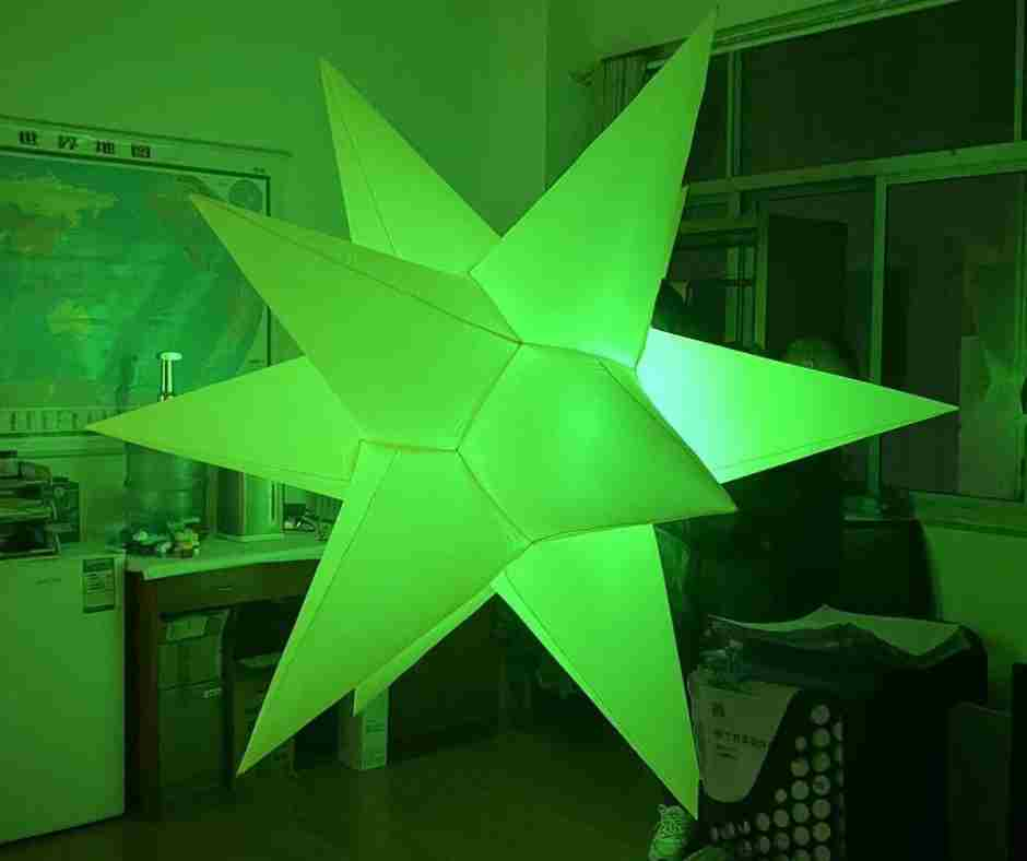 Giant LED Inflatable, Hanging Star Shape