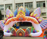 Immersive Festival And Event Stage For Music DJ's | Inflatable Psy Prop - Trippy Creations