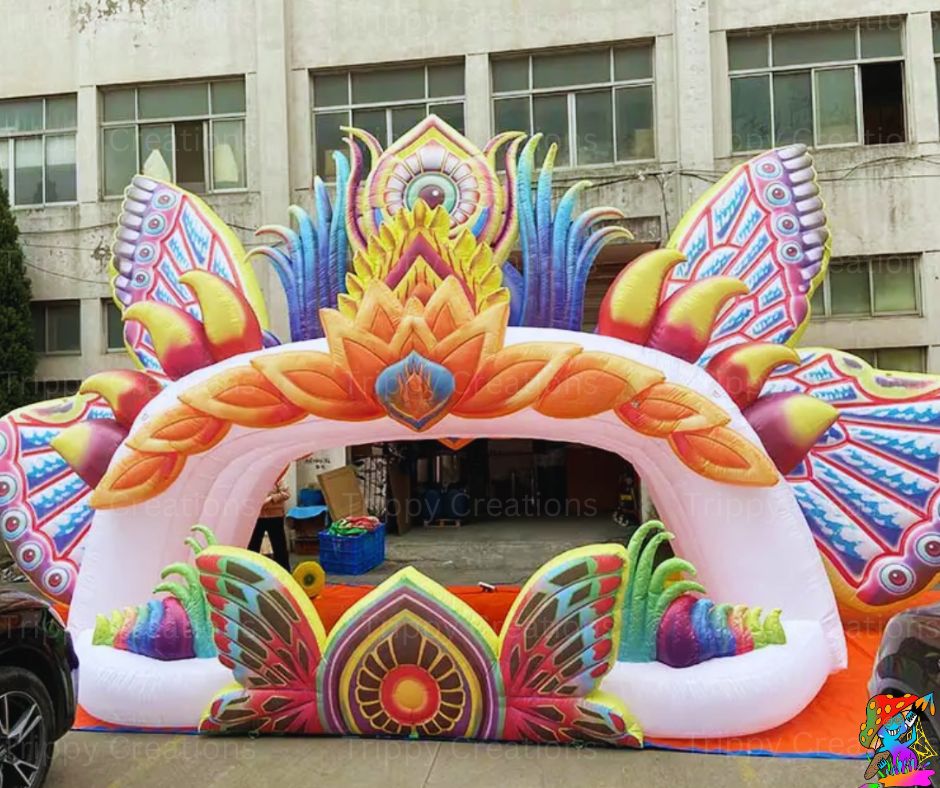 Immersive Festival And Event Stage For Music DJ's | Inflatable Psy Prop - Trippy Creations