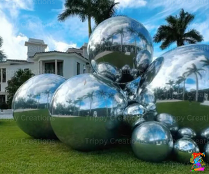 Pack Of 5 Giant Inflatable Outdoor & Indoor Ball Decorations