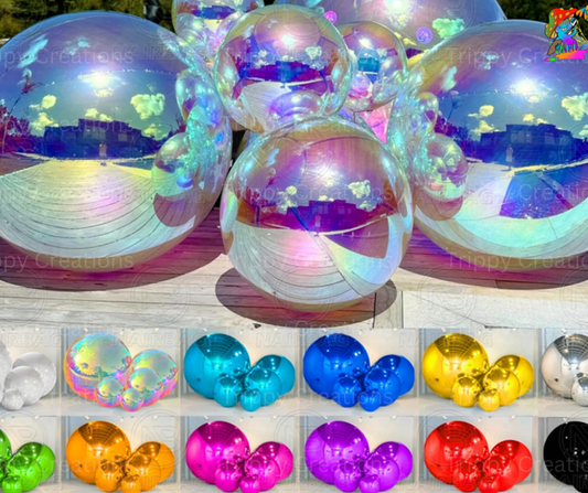 Pack Of 5 Giant Inflatable Outdoor & Indoor Ball Decorations