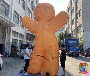 christmas gingerbread man prop