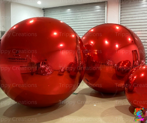 Pack Of 5 Giant Inflatable Outdoor & Indoor Ball Decorations