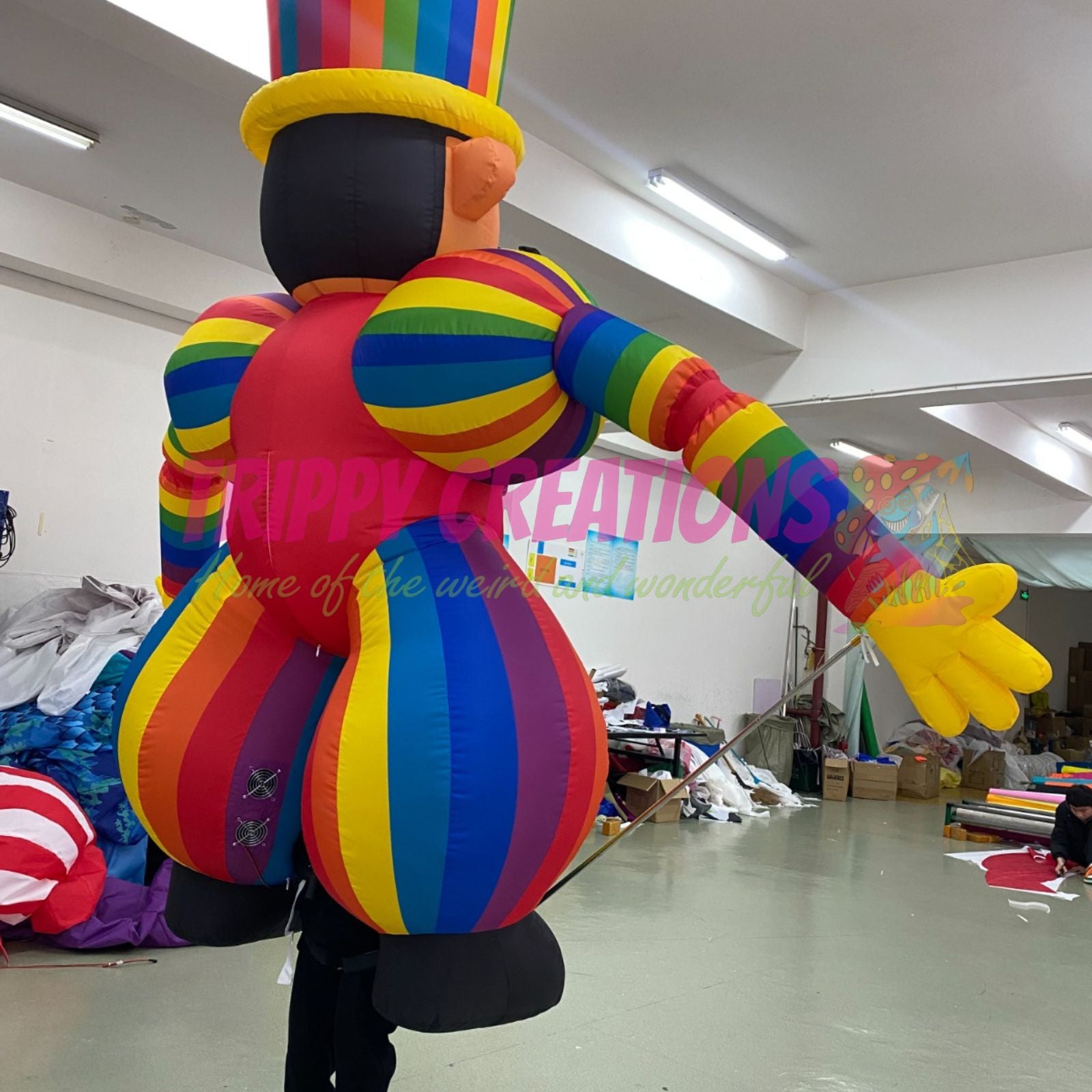 giant inflatable circus parade costume with lights entertainment prop