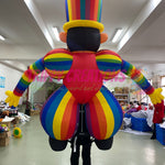 walking inflatable carnival character suit for festivals and events