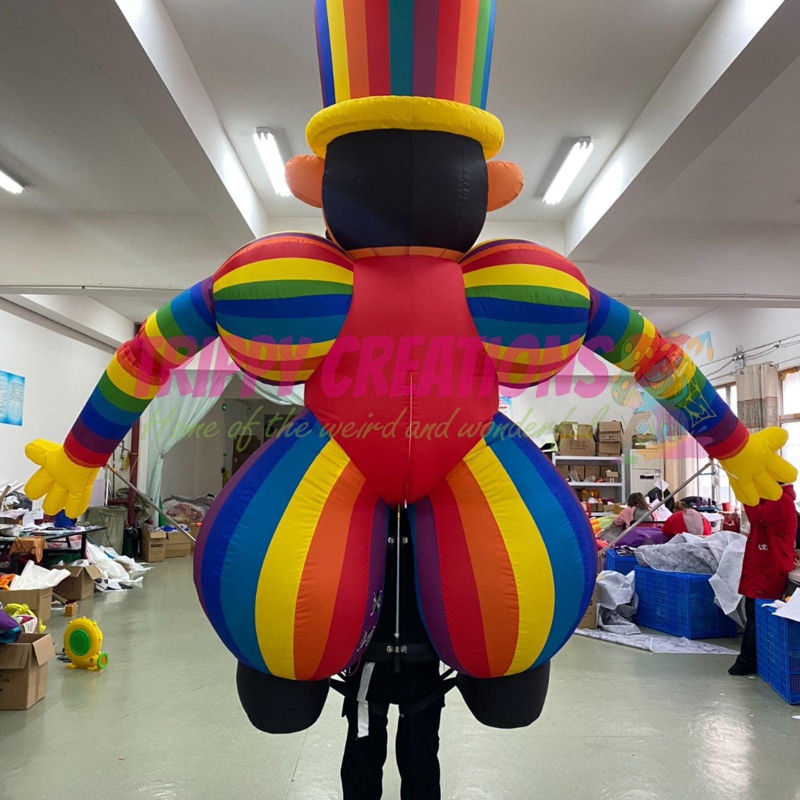walking inflatable carnival character suit for festivals and events