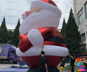 Inflatable Santa & Present Decorations – Christmas Indoor & Outdoor Display Set