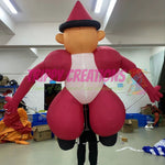 mobile inflatable circus performer suit for festivals and shows