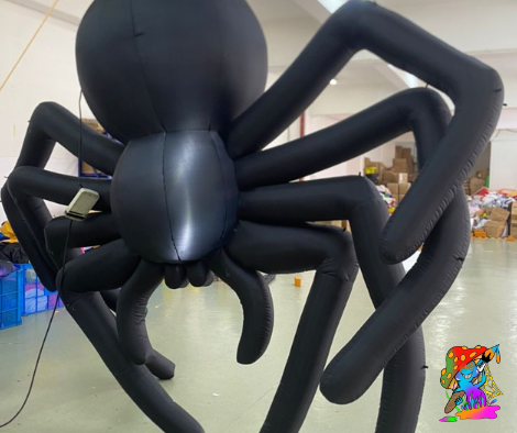 Spooky LED Inflatable Spider Decoration