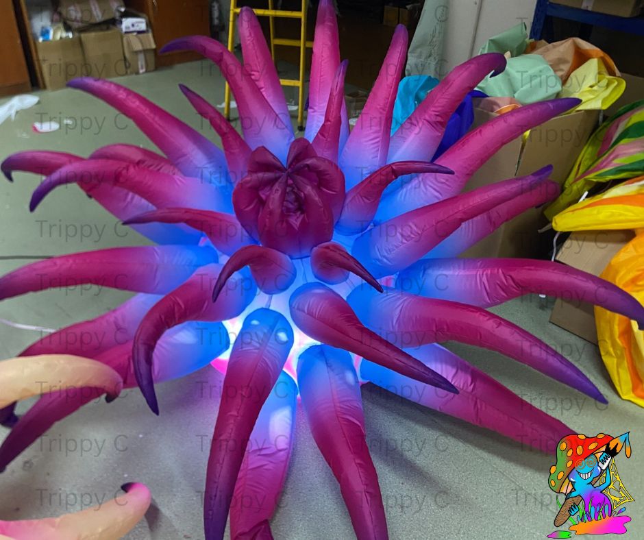 Vibrant Inflatable Coral Reef Decoration For Ocean Or Fairytale Parties