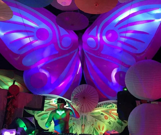 Giant 4 Meter Sized Inflatable Butterfly Backdrop