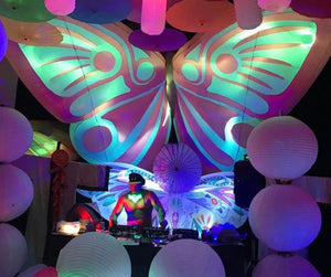 Giant 4 Meter Sized Inflatable Butterfly Backdrop