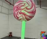 Light up inflatable candy lollipop parade costume prop for performers